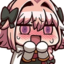 AstolfoBlush emote for Discord