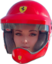 amoFerrariHelmet emote for Discord