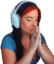 AmandaPray emote for Discord