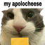 apolocheese emote for Discord