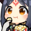AraviPopcorn emote for Discord