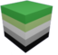 AromanticCube emote for Discord