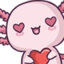 AxoHeart emote for Discord