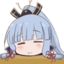 AyakaLazy emote for Discord