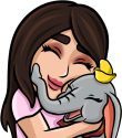 aylinaDUMBObyFRADA static emote for Discord, Twitch and Slack