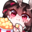 AyuuPopcorn emote for Discord