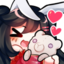 AyuuHugPlush emote for Discord