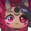 azamiFlushed emote for Discord