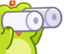 binoculars emote for Discord