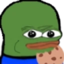 BigBrainPeepoCookie emote for Discord
