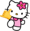 AufHelLockKitty emote for Discord