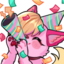 auroraParty emote for Discord