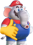 AufElefantenMario emote for Discord