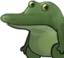 aworryCroc emote for Discord