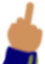 BigSquirrelRightFinger emote for Discord