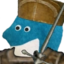 BlueGuyWithADS2RunGoing emote for Discord