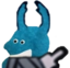 BlueGuyWithAHKRunGoing emote for Discord