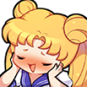 Blushed static emote for Discord, Twitch and Slack
