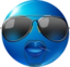 blue emote for Discord