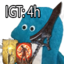 BlueGuyWithAnERRunGoing emote for Discord