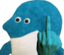 BlueGuyFinger emote for Discord
