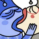 blueandbrain static emote for Discord, Twitch and Slack