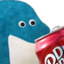 BlueGuyEatADrPepper emote for Discord