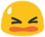 blobScared emote for Discord