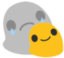 blobdyinginside emote for Discord