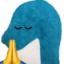 BlueGuyPray emote for Discord