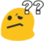 blobHuh emote for Discord