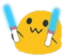 BlobPenlight emote for Discord