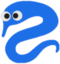 blueworm emote for Discord