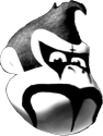 BlackMetalDonkeyKong static emote for Discord, Twitch and Slack