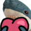 blahajL emote for Discord