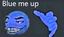 bluemeup emote for Discord
