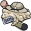 Blownupbaas emote for Discord
