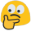 blobthinkeyes emote for Discord
