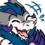 Blulaugh emote for Discord