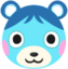 Bluebear emote for Discord