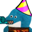 BlueGuyPartyWalk emote for Discord