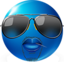 blueShades emote for Discord