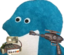 BlueGuyWithAFO3RunGoing emote for Discord