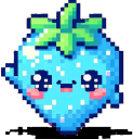 BlueStrawberry static emote for Discord, Twitch and Slack
