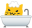 Blob_bath emote for Discord