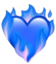 BlueFlameHeart emote for Discord