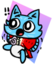 BlueVRCultOfLambShock emote for Discord