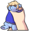 BlueGrab emote for Discord