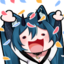 blueis4party emote for Discord