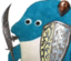 BlueGuyWithADSRRunGoing emote for Discord
